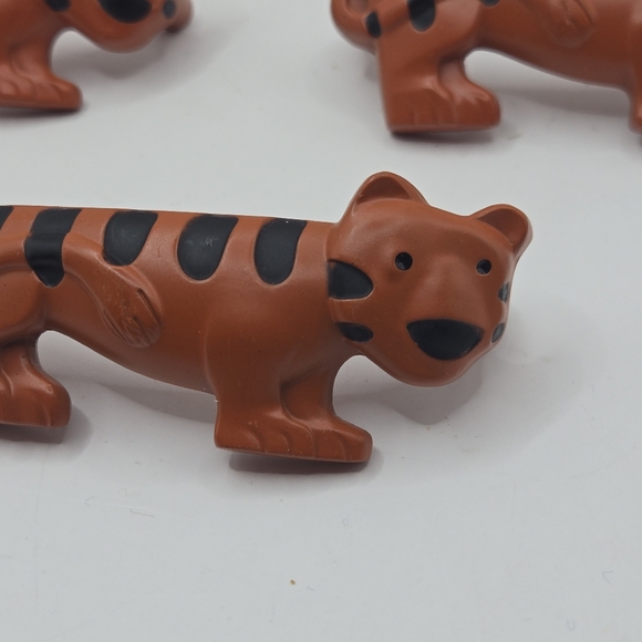 Orange Tiger Safari Drawer Pulls Child Handles Kids Room 2005 KBC Lot Of Five 5 - Picture 2 of 14